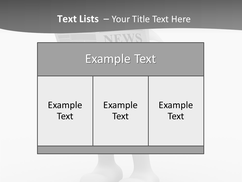 Abstract Human Page PowerPoint Template
