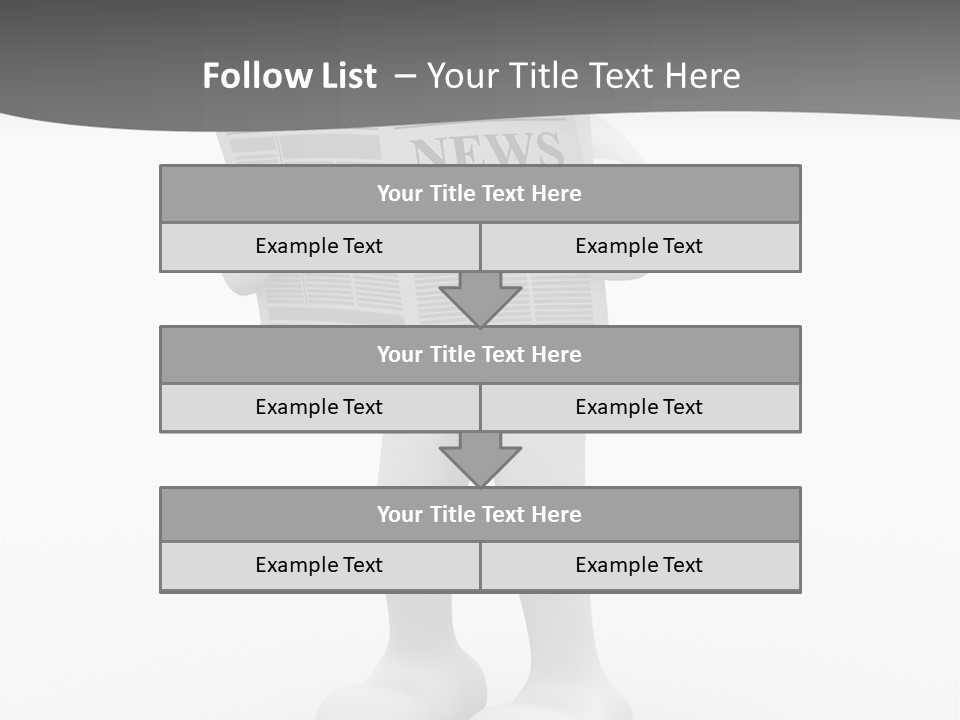 Abstract Human Page PowerPoint Template
