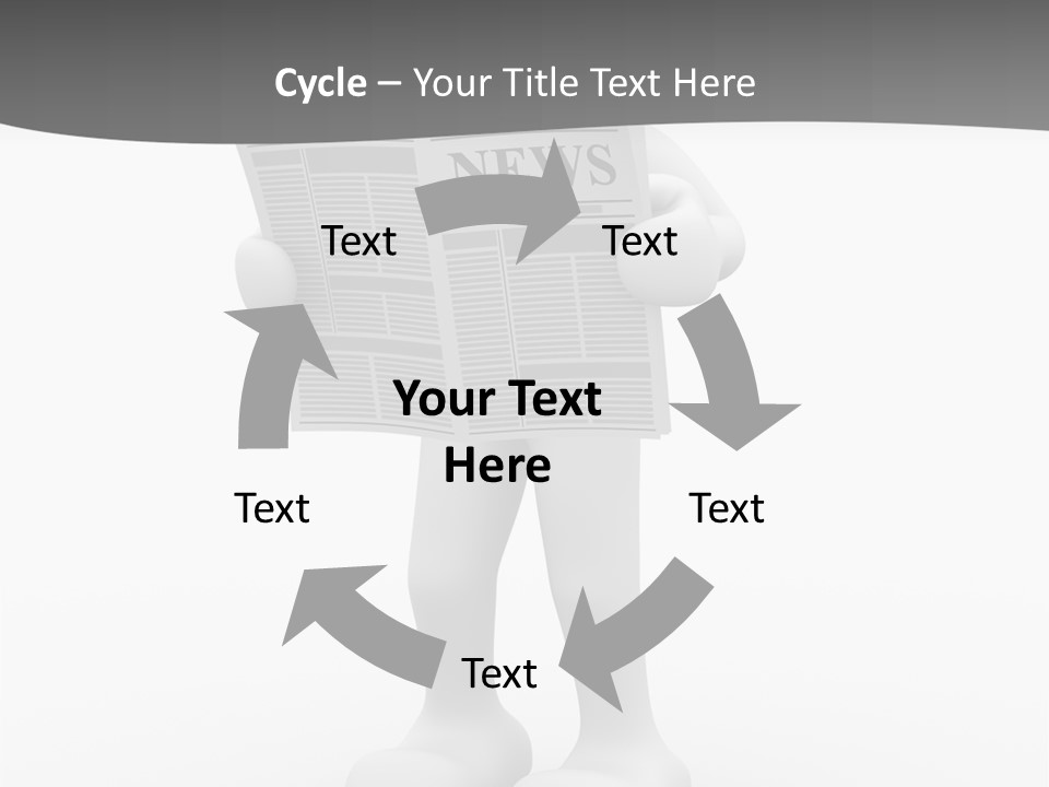 Abstract Human Page PowerPoint Template