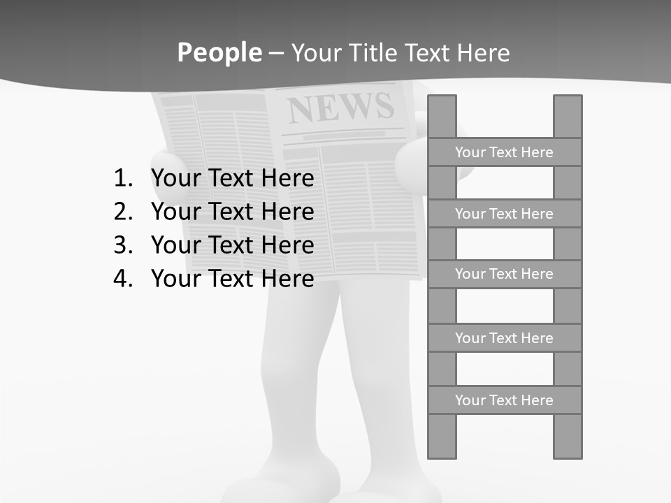 Abstract Human Page PowerPoint Template