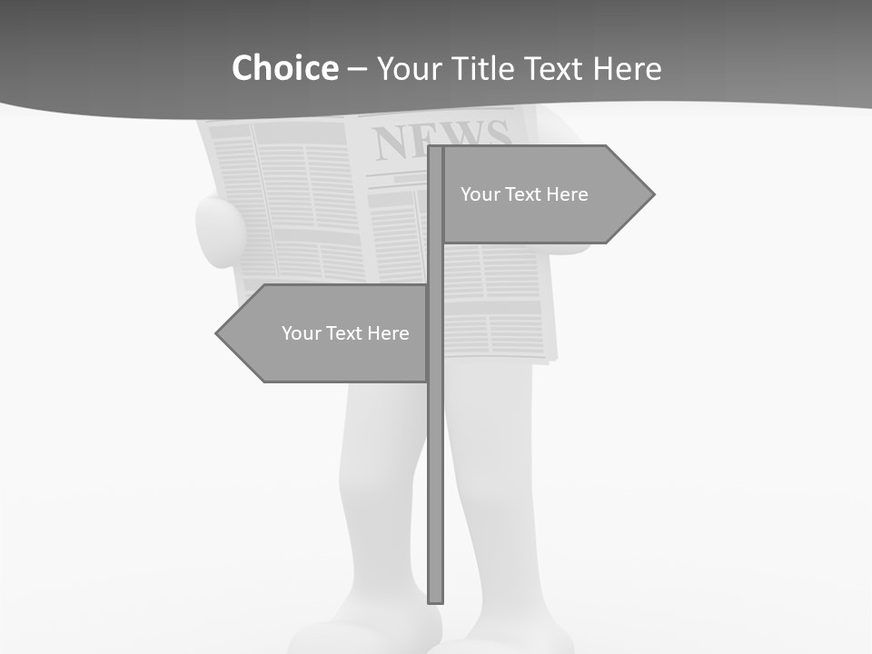 Abstract Human Page PowerPoint Template