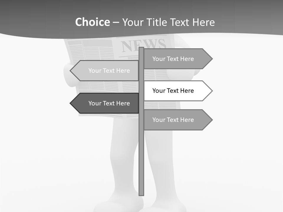 Abstract Human Page PowerPoint Template
