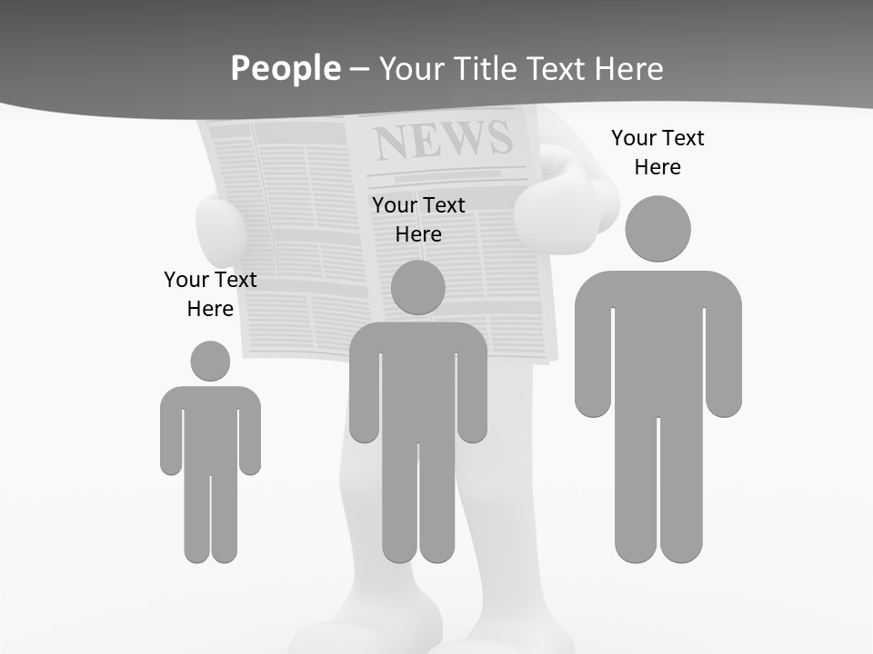 Abstract Human Page PowerPoint Template