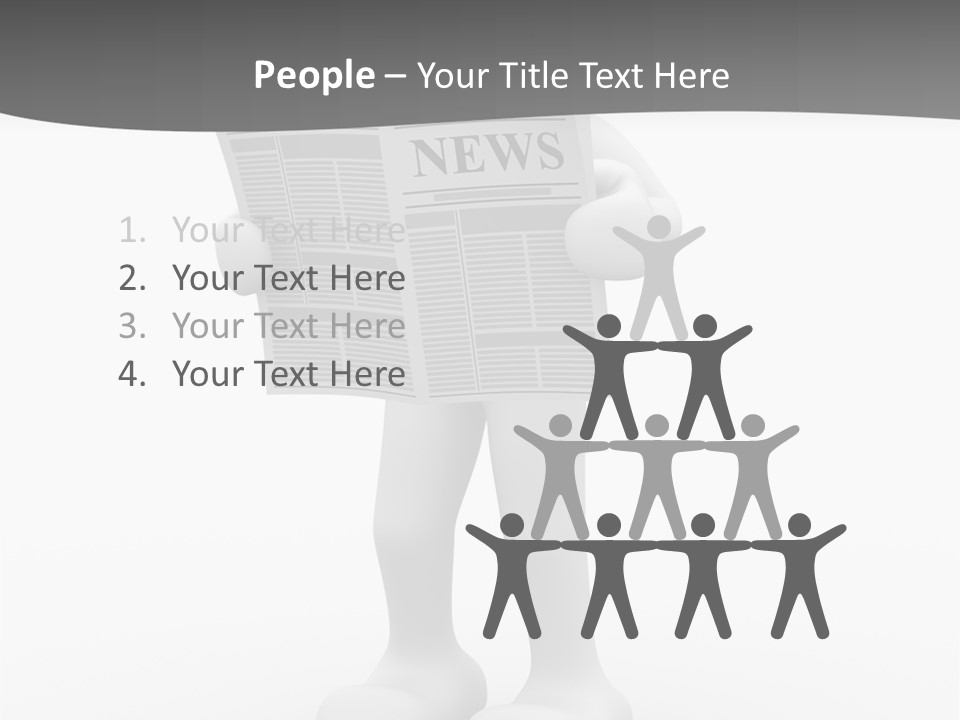 Abstract Human Page PowerPoint Template