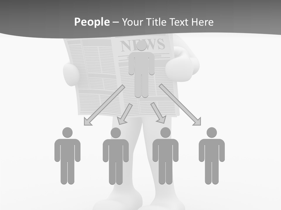 Abstract Human Page PowerPoint Template