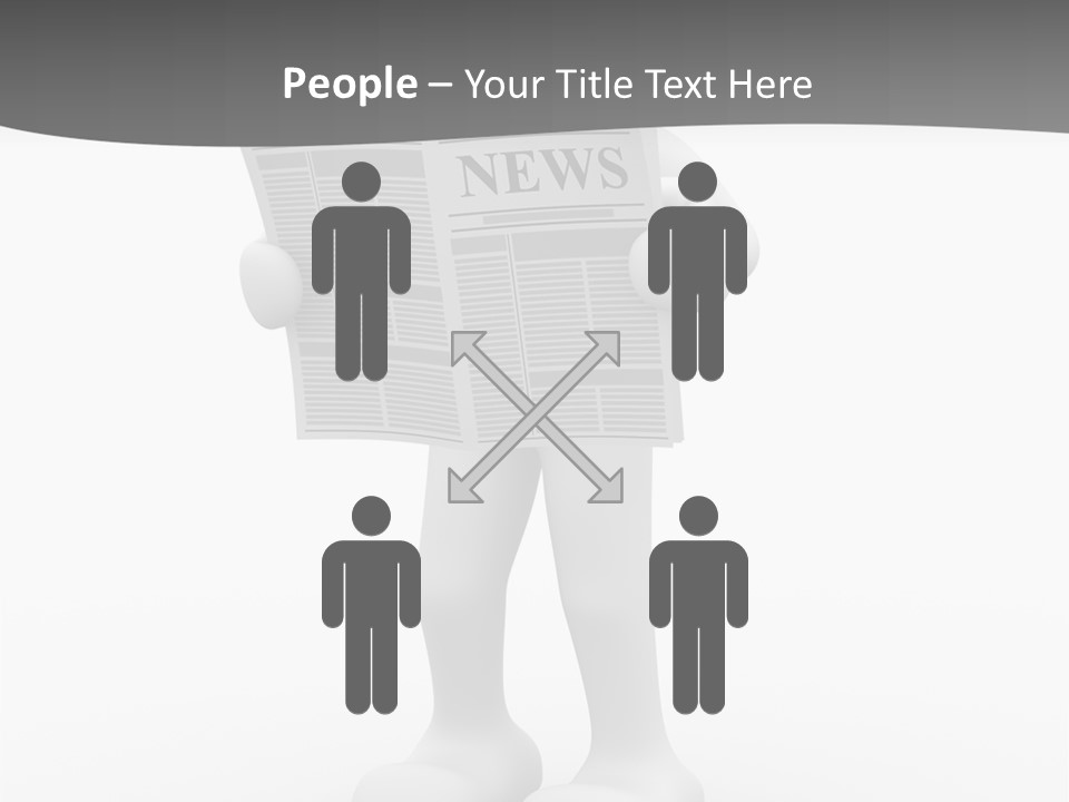 Abstract Human Page PowerPoint Template