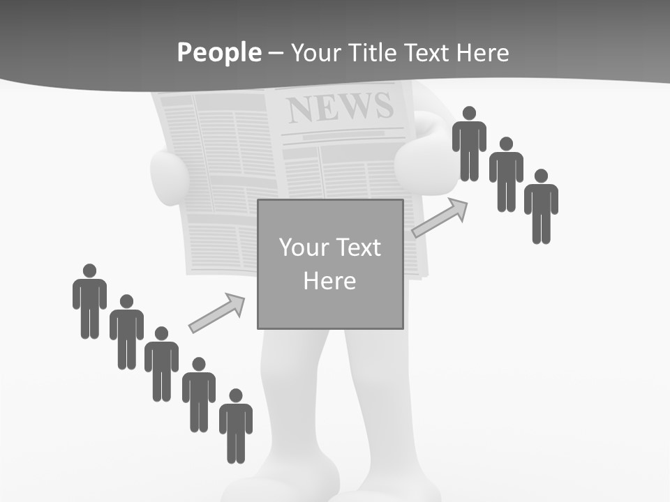 Abstract Human Page PowerPoint Template