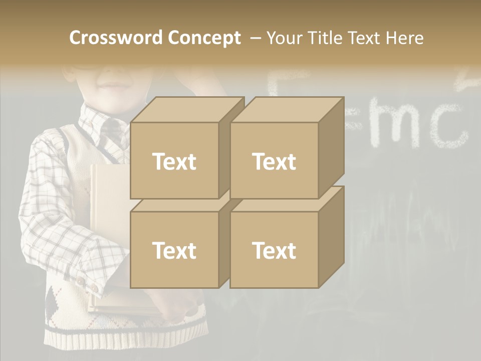 Education Glasses Student PowerPoint Template