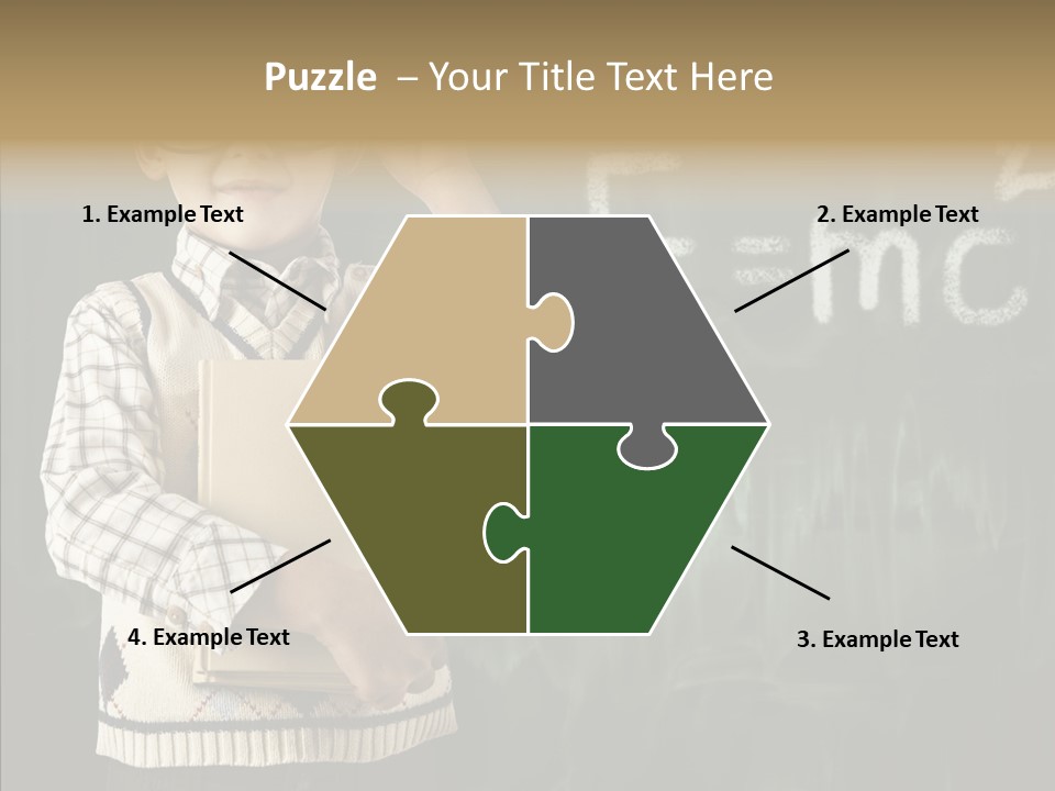 Education Glasses Student PowerPoint Template