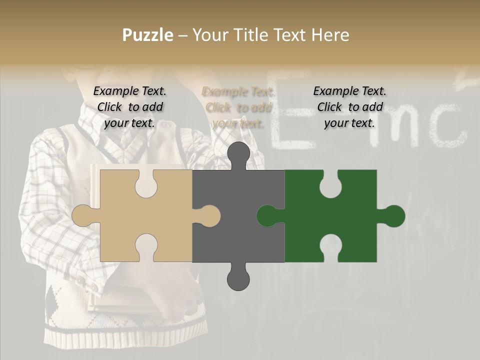 Education Glasses Student PowerPoint Template