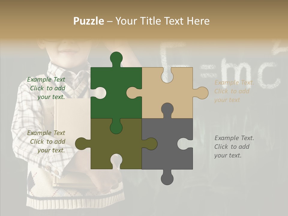 Education Glasses Student PowerPoint Template