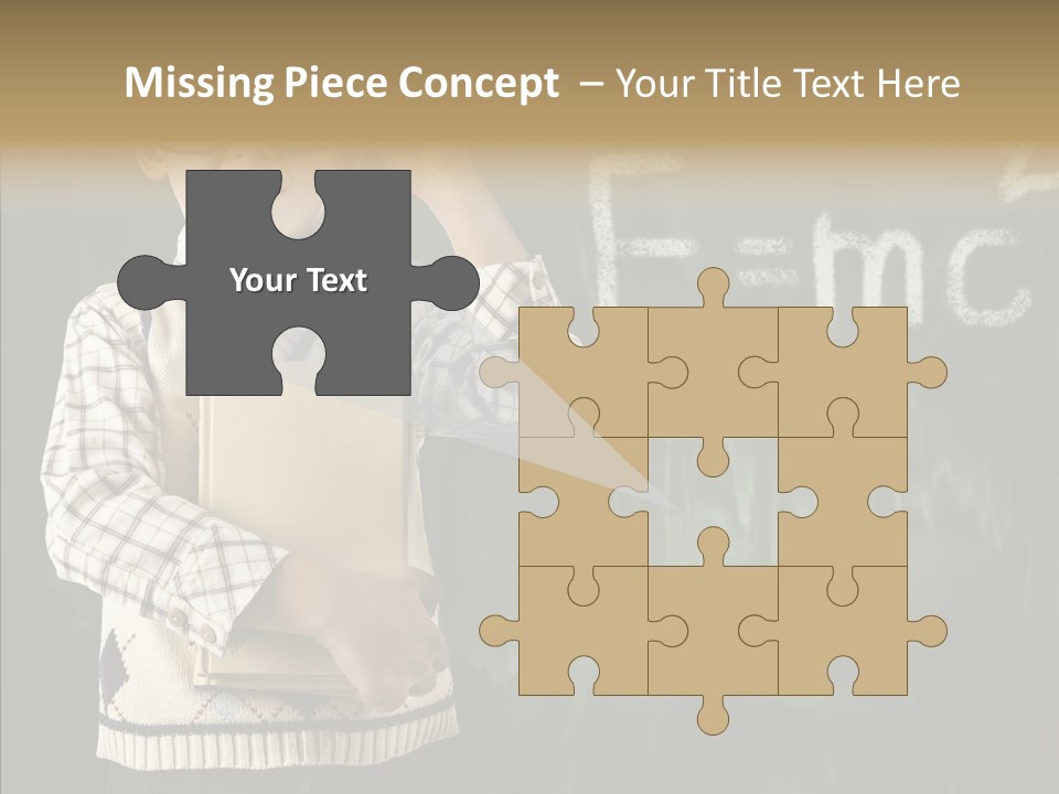 Education Glasses Student PowerPoint Template