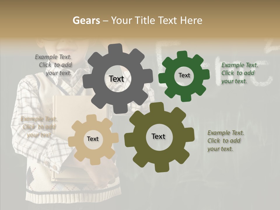 Education Glasses Student PowerPoint Template