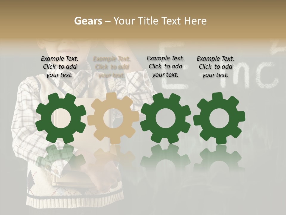 Education Glasses Student PowerPoint Template