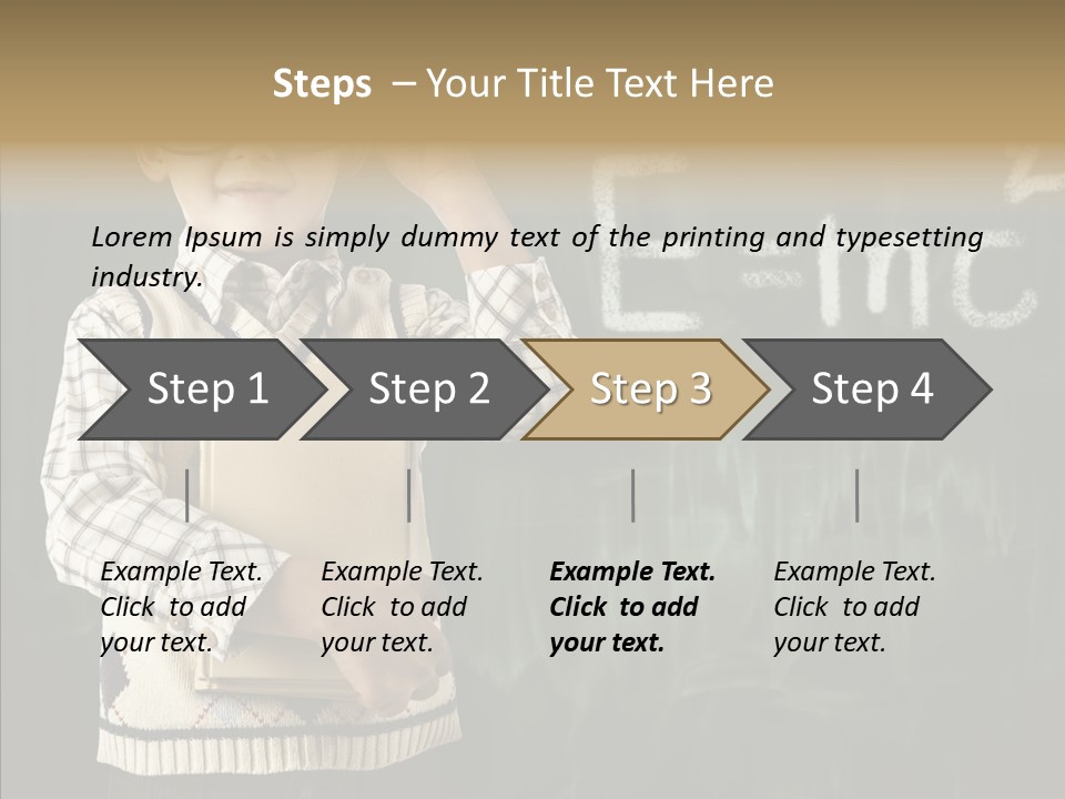Education Glasses Student PowerPoint Template