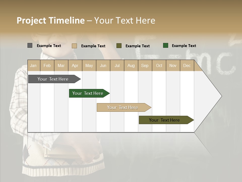Education Glasses Student PowerPoint Template