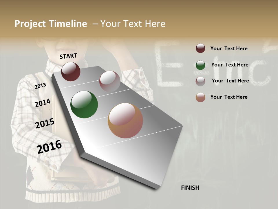 Education Glasses Student PowerPoint Template