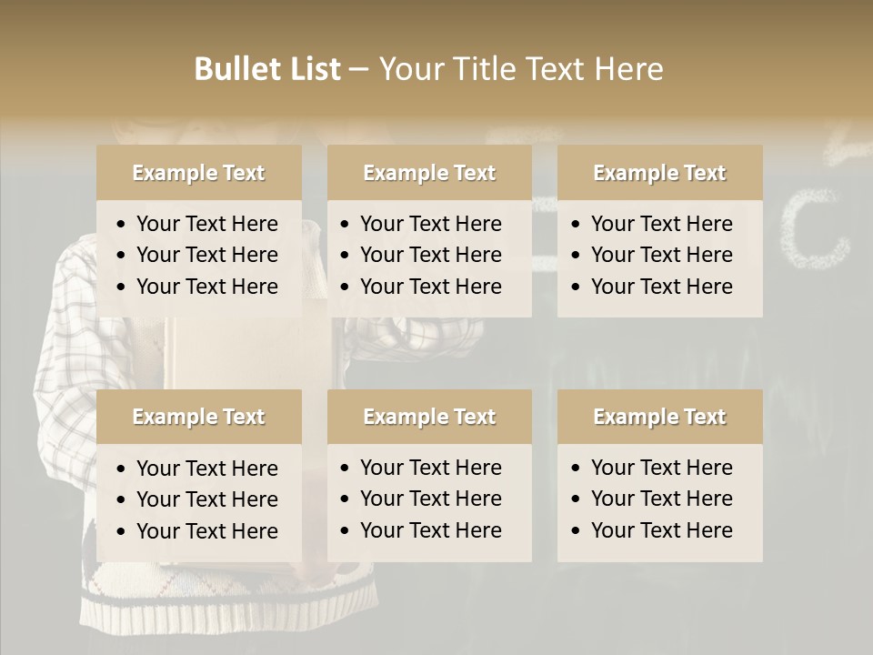 Education Glasses Student PowerPoint Template