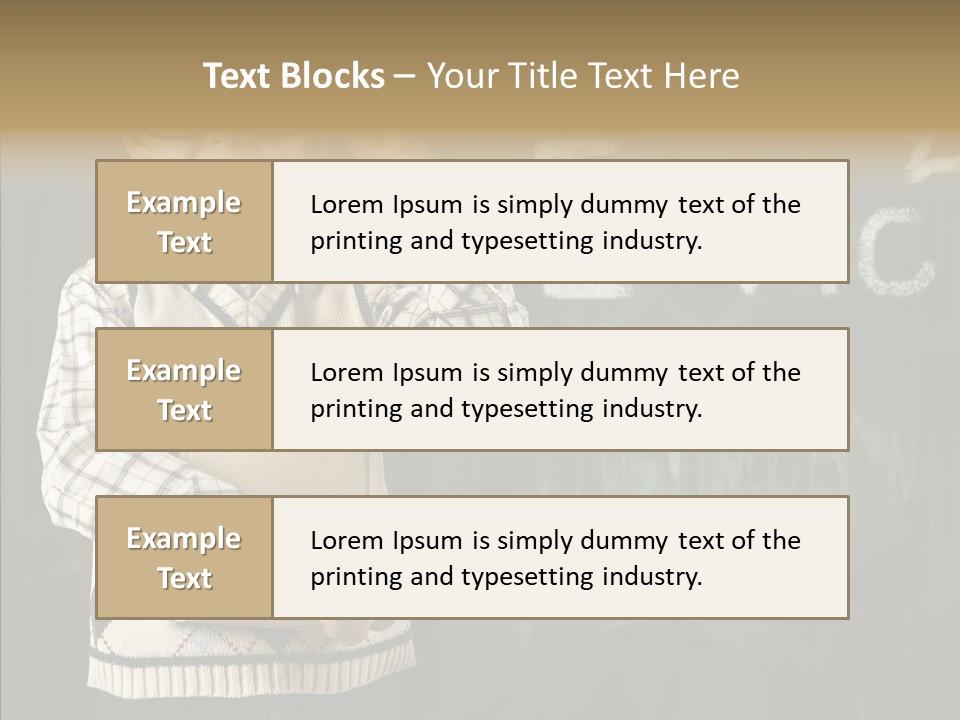 Education Glasses Student PowerPoint Template