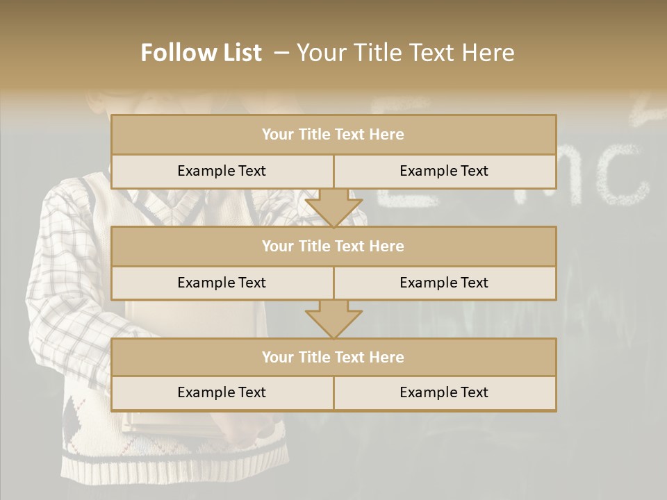 Education Glasses Student PowerPoint Template