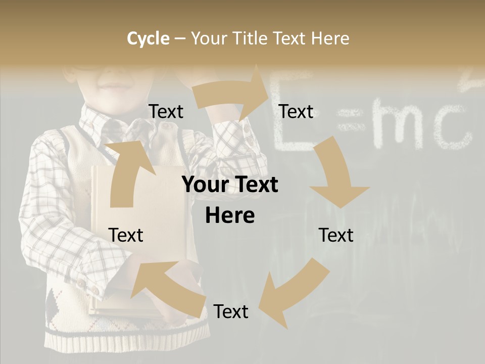 Education Glasses Student PowerPoint Template