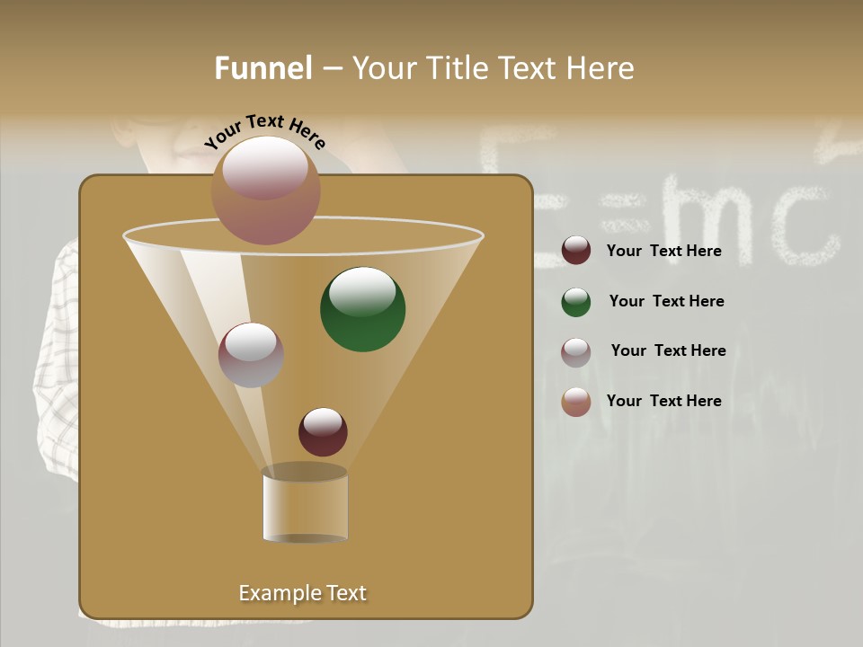 Education Glasses Student PowerPoint Template