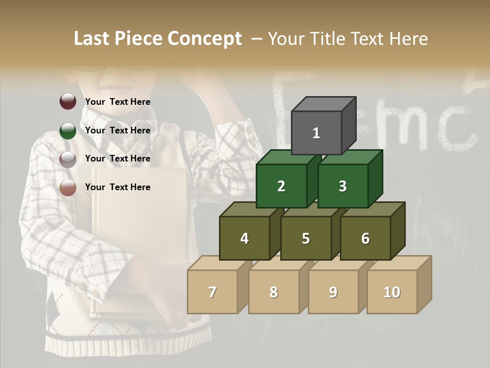 Education Glasses Student PowerPoint Template