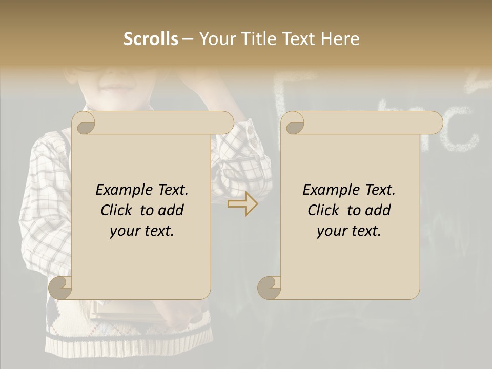 Education Glasses Student PowerPoint Template