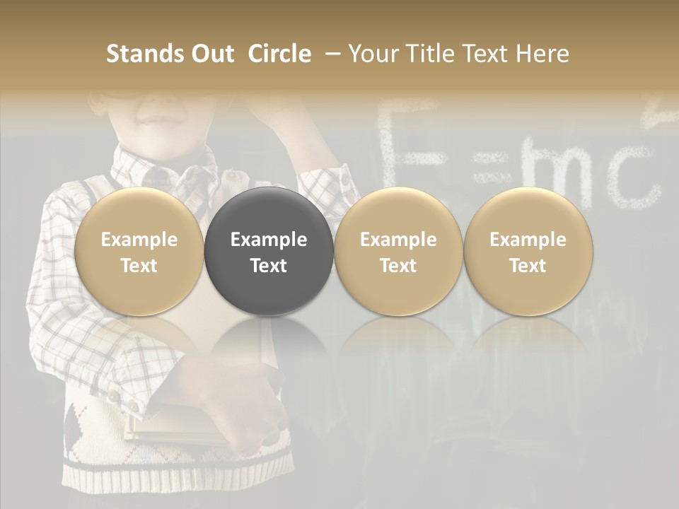 Education Glasses Student PowerPoint Template