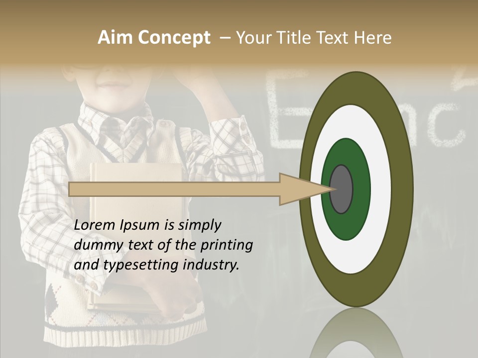 Education Glasses Student PowerPoint Template