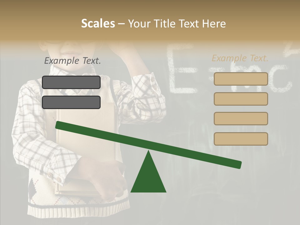 Education Glasses Student PowerPoint Template