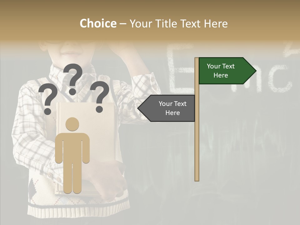 Education Glasses Student PowerPoint Template