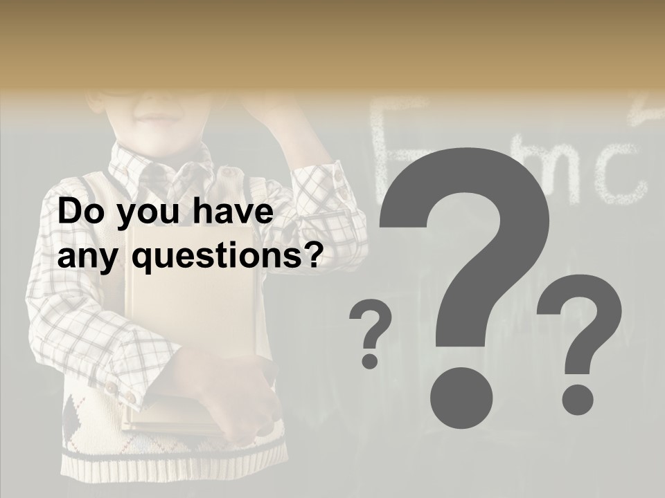 Education Glasses Student PowerPoint Template