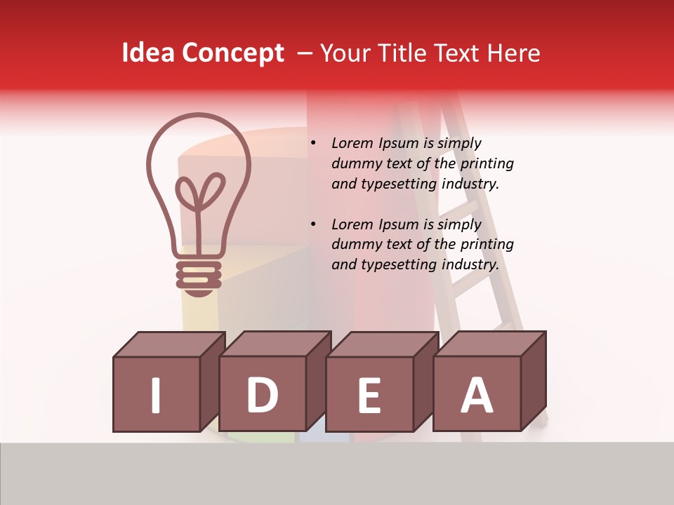 Room Li Ten Office PowerPoint Template