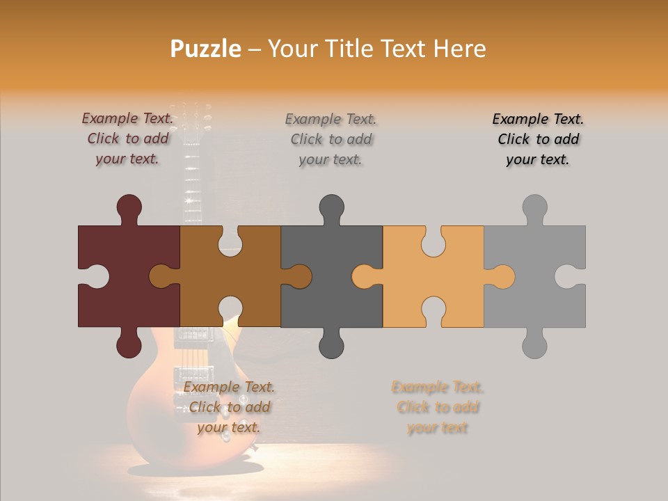 Electricity Rock And Roll Concert PowerPoint Template