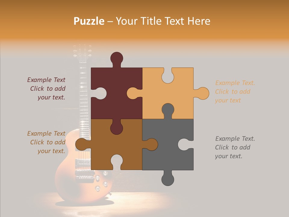 Electricity Rock And Roll Concert PowerPoint Template