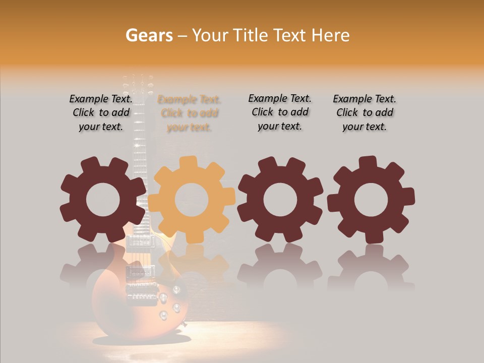 Electricity Rock And Roll Concert PowerPoint Template