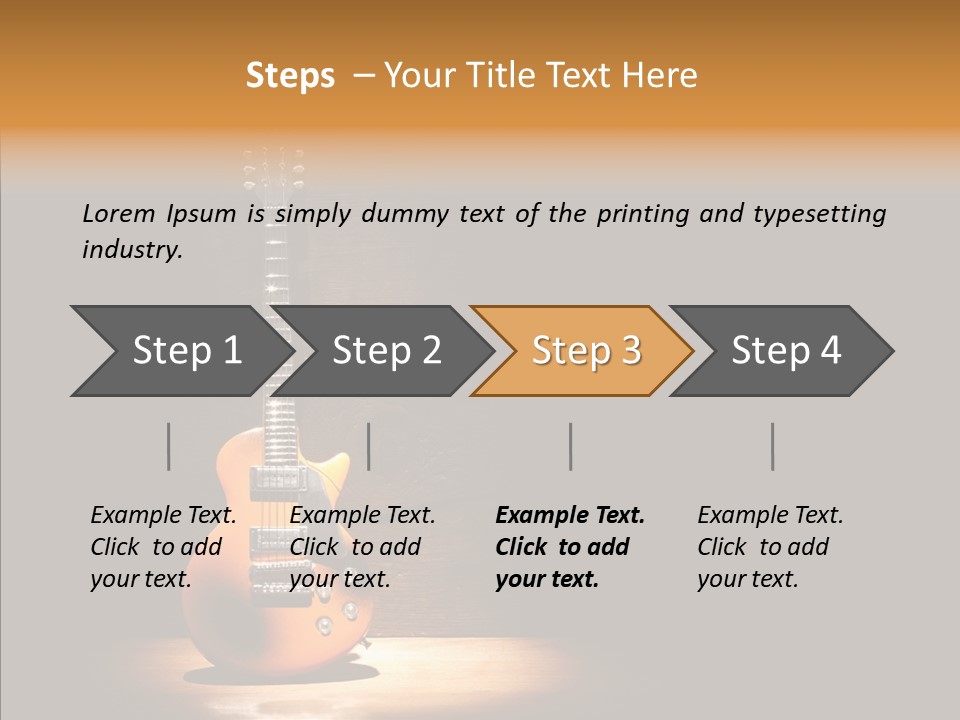 Electricity Rock And Roll Concert PowerPoint Template