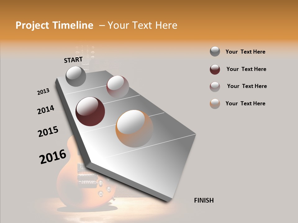 Electricity Rock And Roll Concert PowerPoint Template