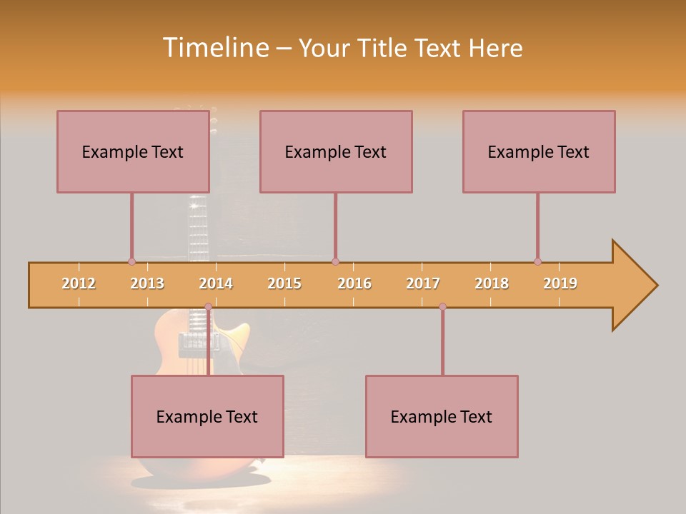 Electricity Rock And Roll Concert PowerPoint Template