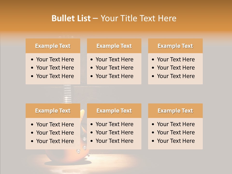 Electricity Rock And Roll Concert PowerPoint Template