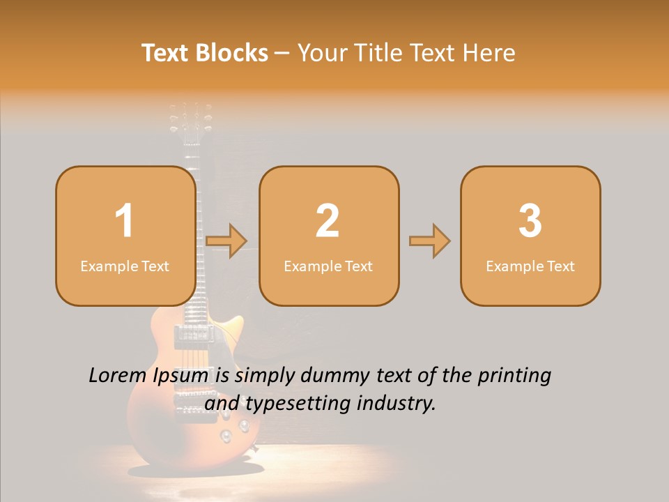 Electricity Rock And Roll Concert PowerPoint Template