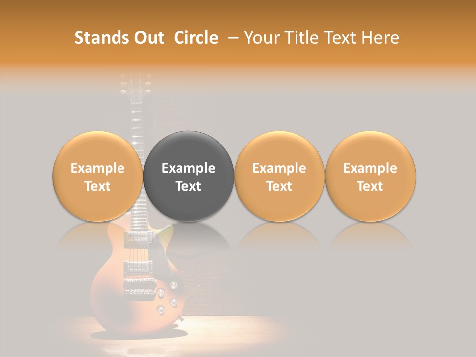 Electricity Rock And Roll Concert PowerPoint Template