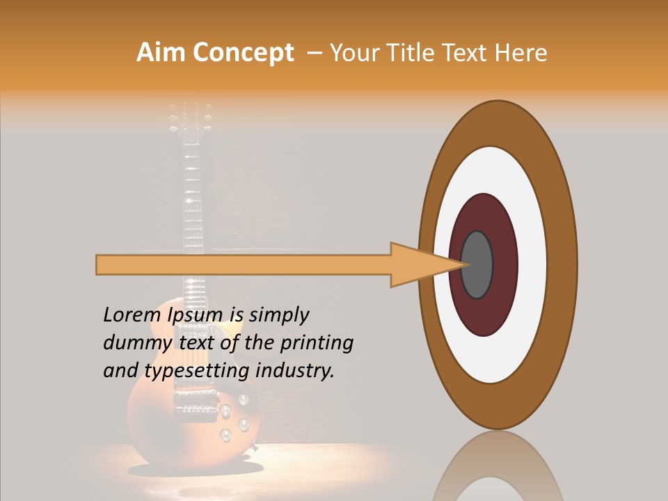 Electricity Rock And Roll Concert PowerPoint Template