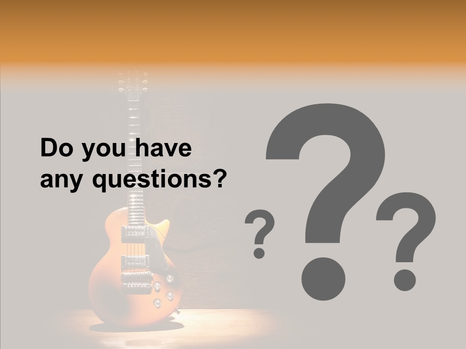 Electricity Rock And Roll Concert PowerPoint Template