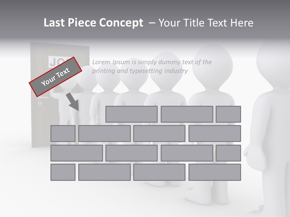Waiting Meeting Symbolic PowerPoint Template