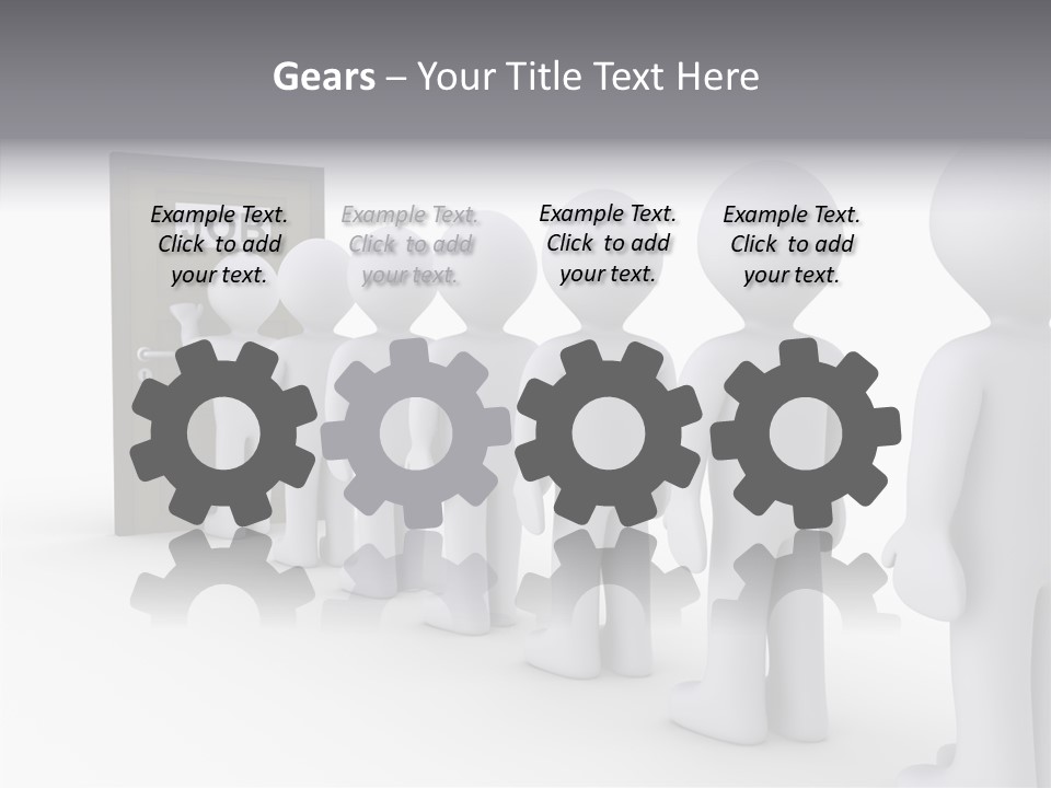 Waiting Meeting Symbolic PowerPoint Template