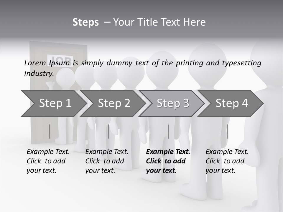 Waiting Meeting Symbolic PowerPoint Template