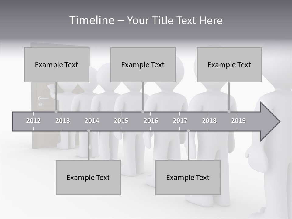 Waiting Meeting Symbolic PowerPoint Template