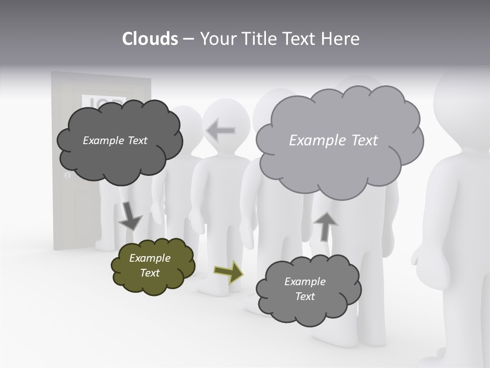 Waiting Meeting Symbolic PowerPoint Template